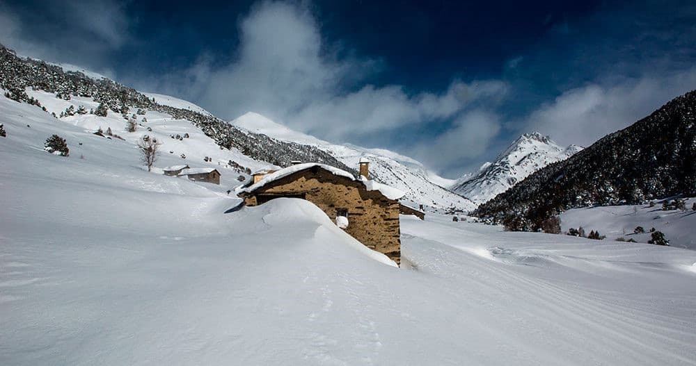 Vall d'Incles a l'hivern