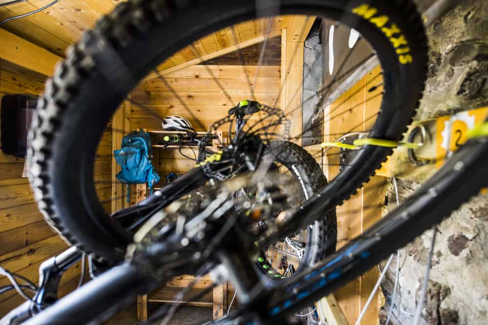 Servicios para ciclistas en Mountain Hostel Tarter
