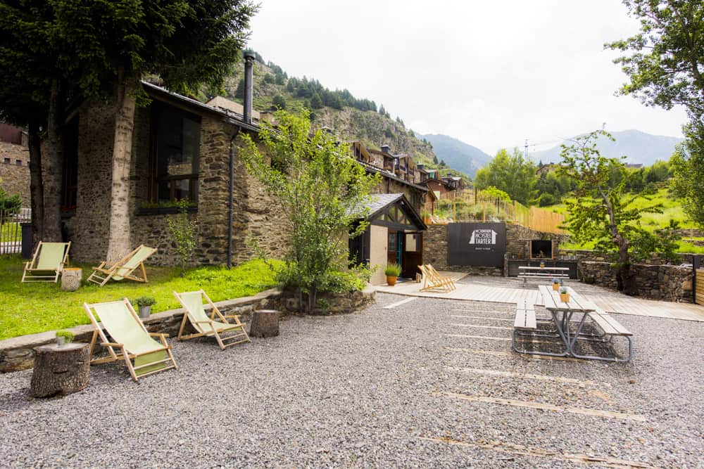 mountain hostel tarter andorra courtyard-90